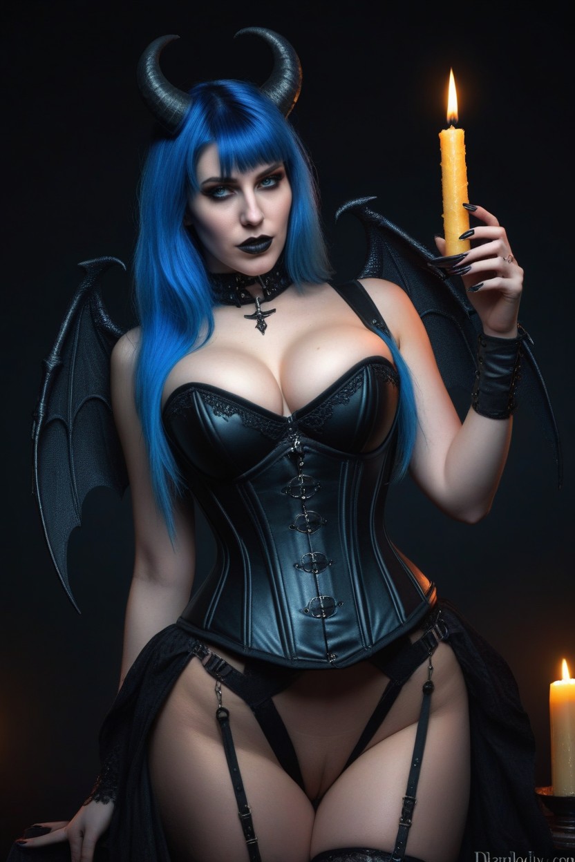 High Waisted Thong Strap, Body, Harness AI Porn