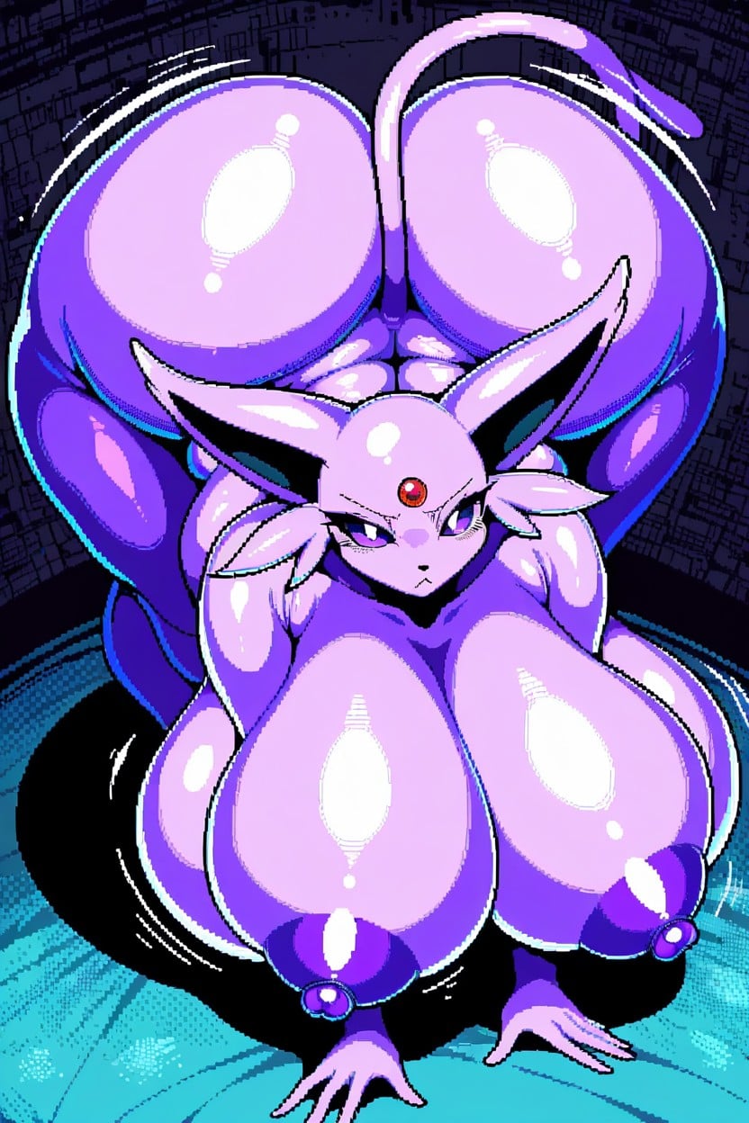 Pixel Art, Furry Pokemon, Ears AI Porn