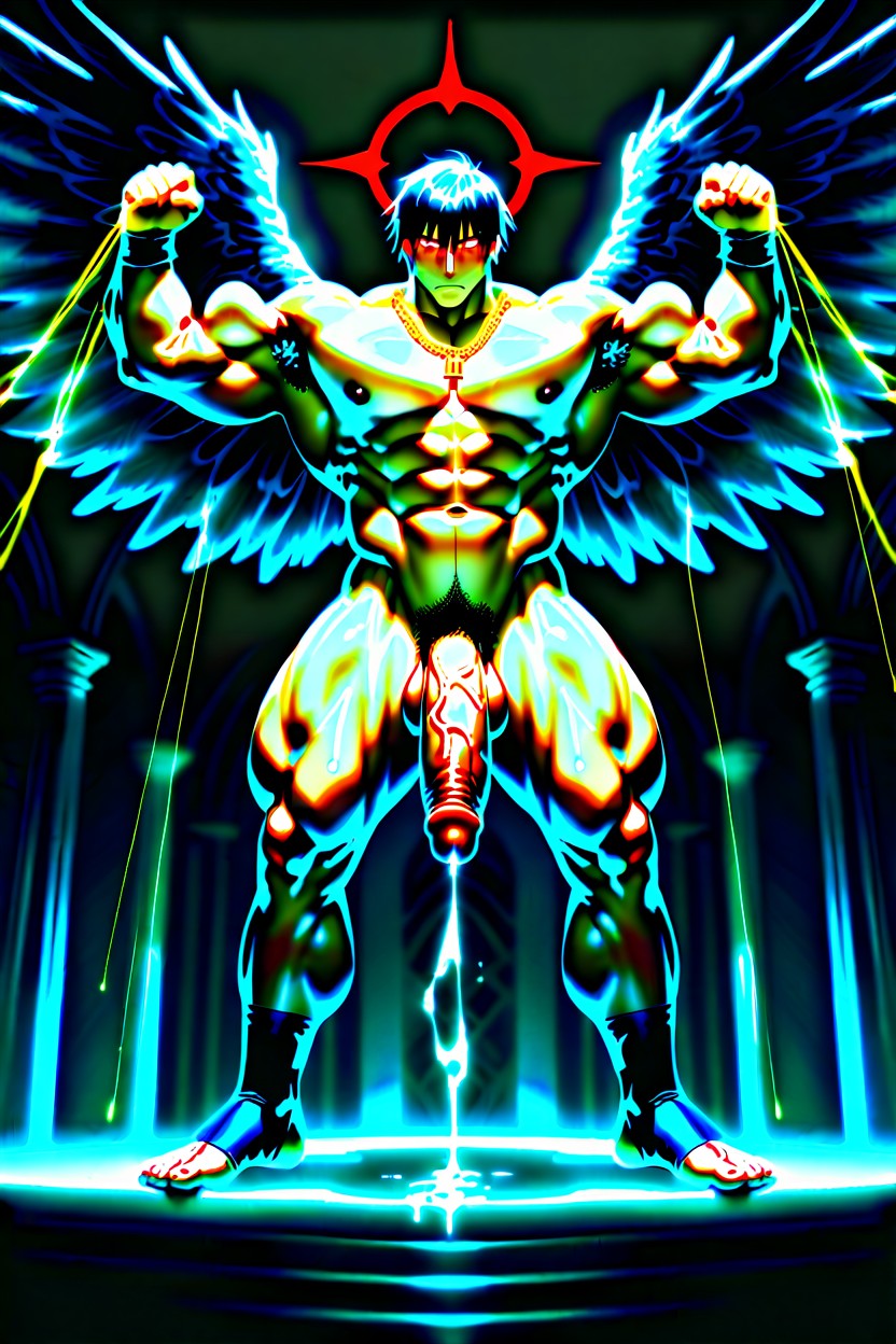 Penis, Muscular, Abs AI Gay Porn