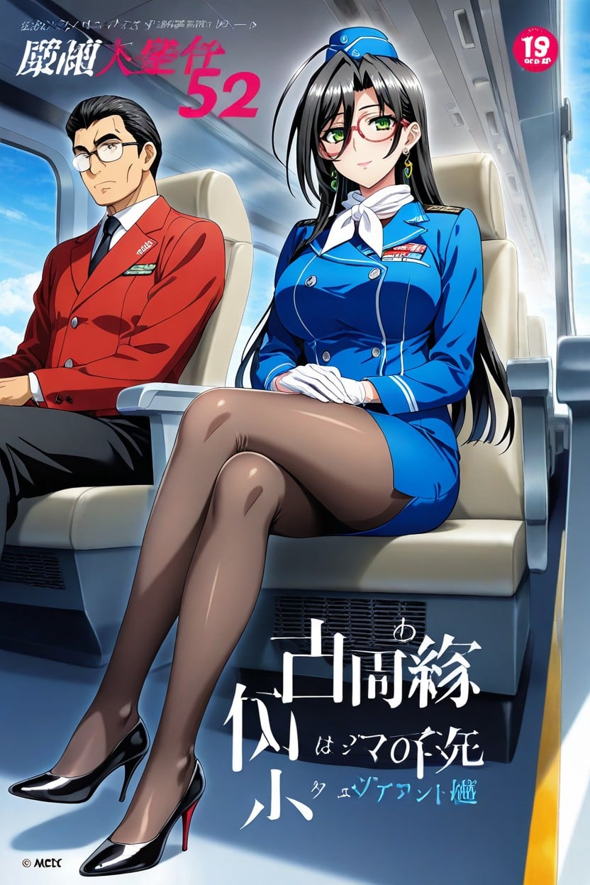 Long Hair, Pencil Skirt, Garrison Cap AI Gay Porn