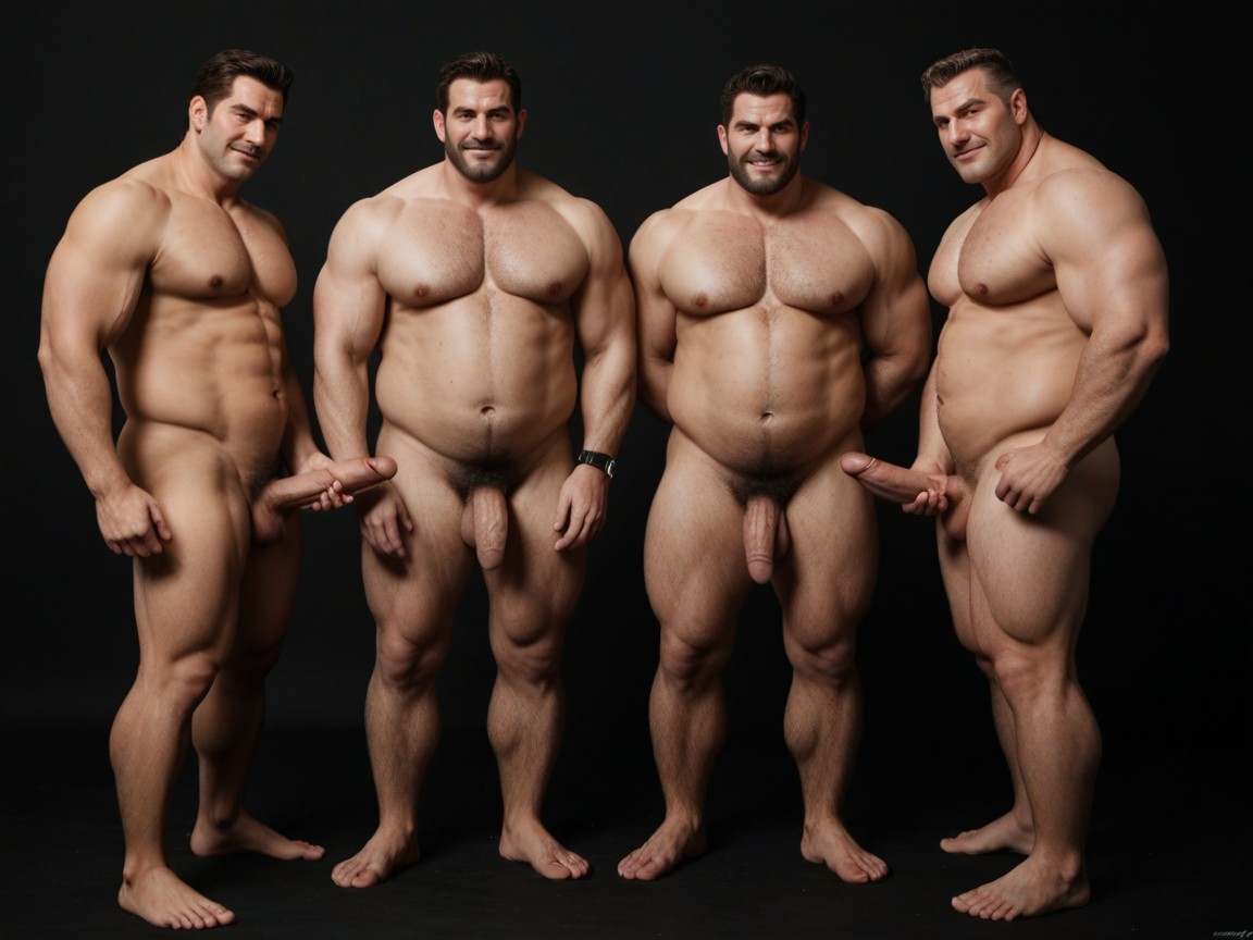 Hairy, Harem, 30+ AI Gay Porn