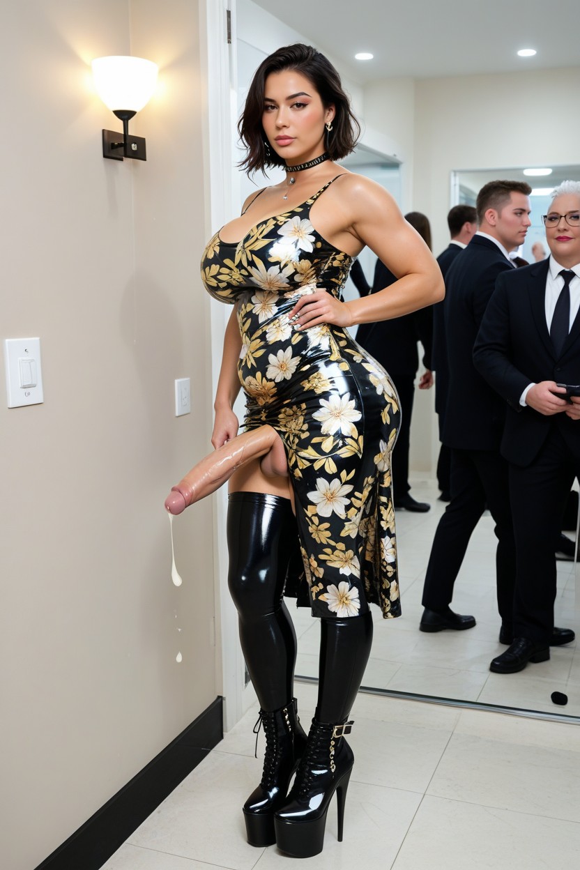Gigantic, Side View, Thick Shemale AI Porn