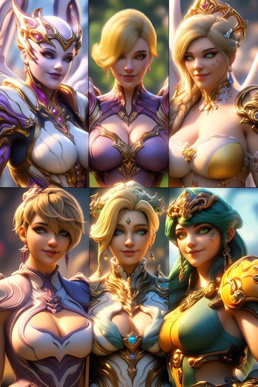 Close Up, Four Out Of Five Full Body, Epic Detail AI Porn