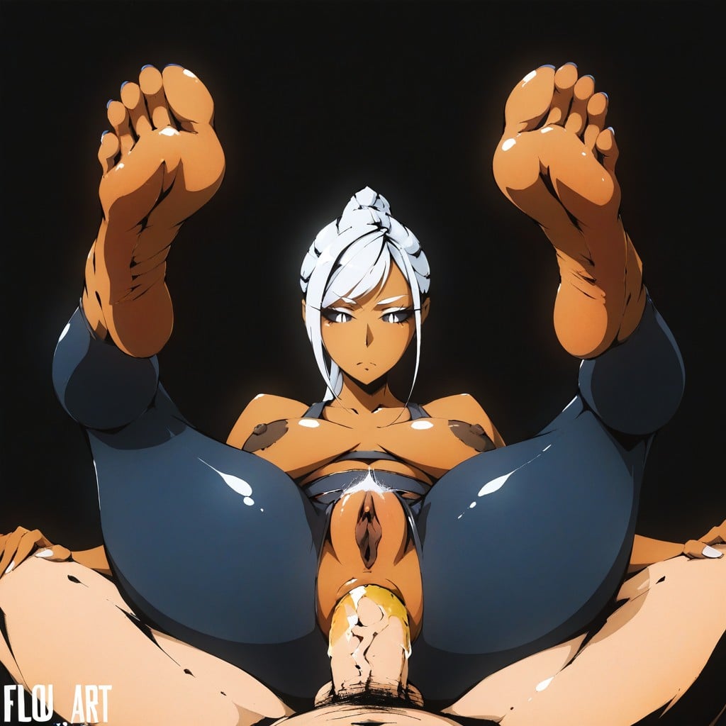 Stretching Your Legs, Foot Fetish, Urination Hentai AI Porn