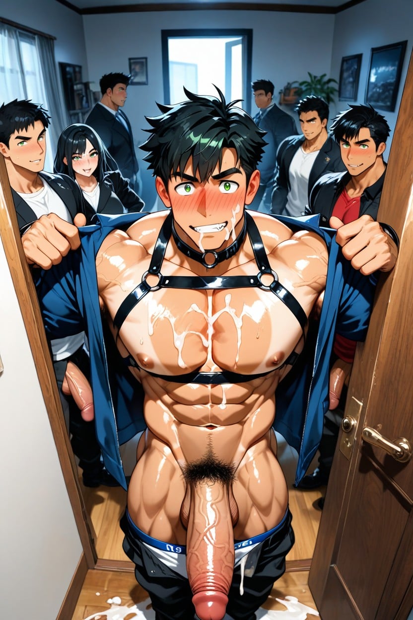 Erect Dick, 18+, Smile AI Gay Porn