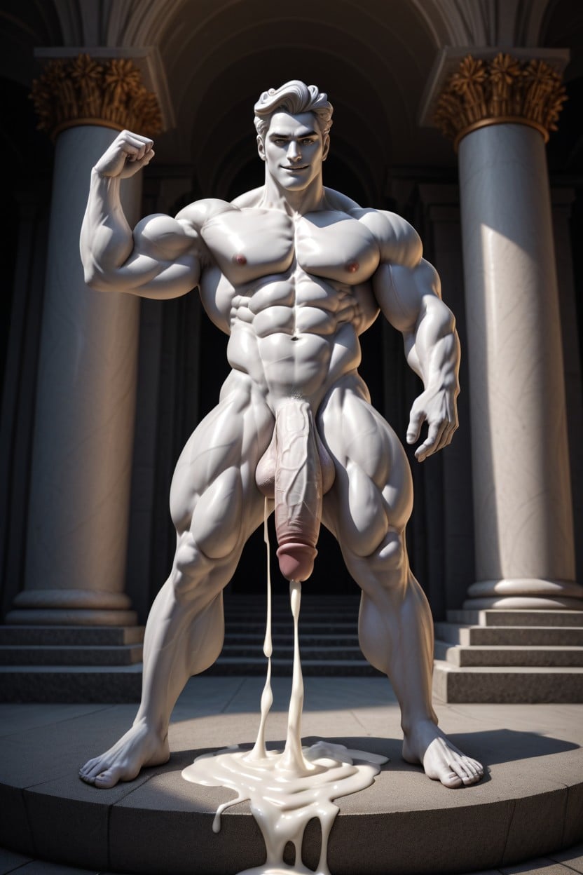 Horny, Straight On View, Octane Render AI Gay Porn