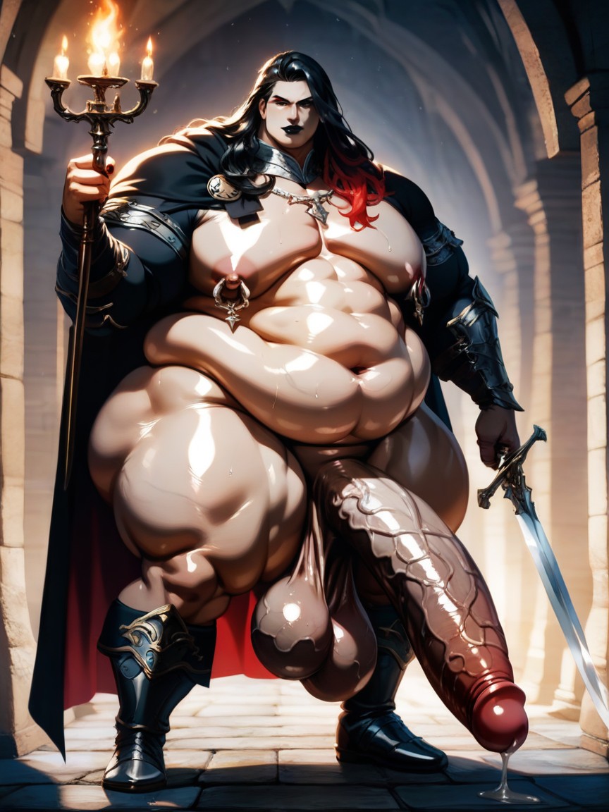 Long Length, Armor, Thick Thighs AI Gay Porn
