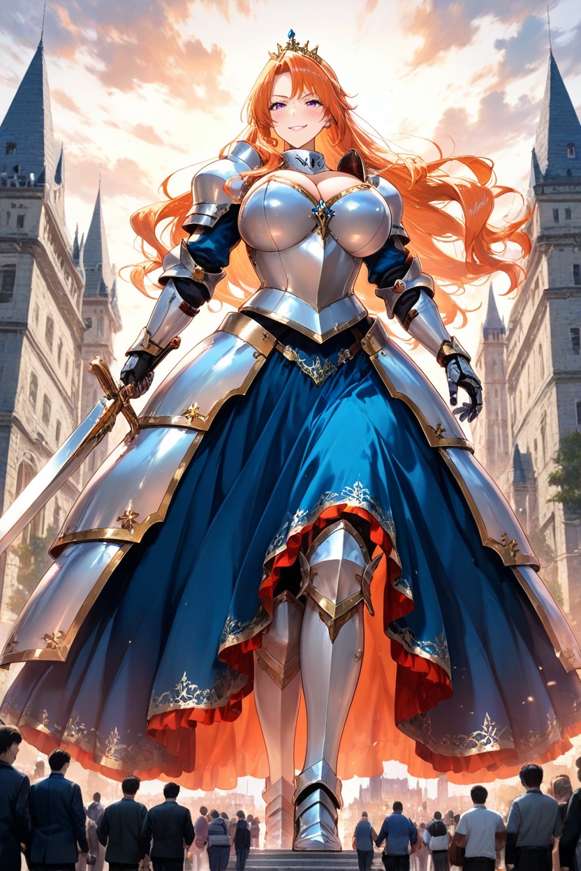 Princess, Curvy Body, Gigantic Skirt Porno IA
