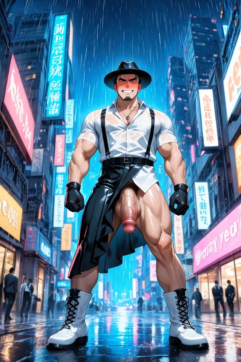 Standing, Excited, Highest Quality AI Gay Porn