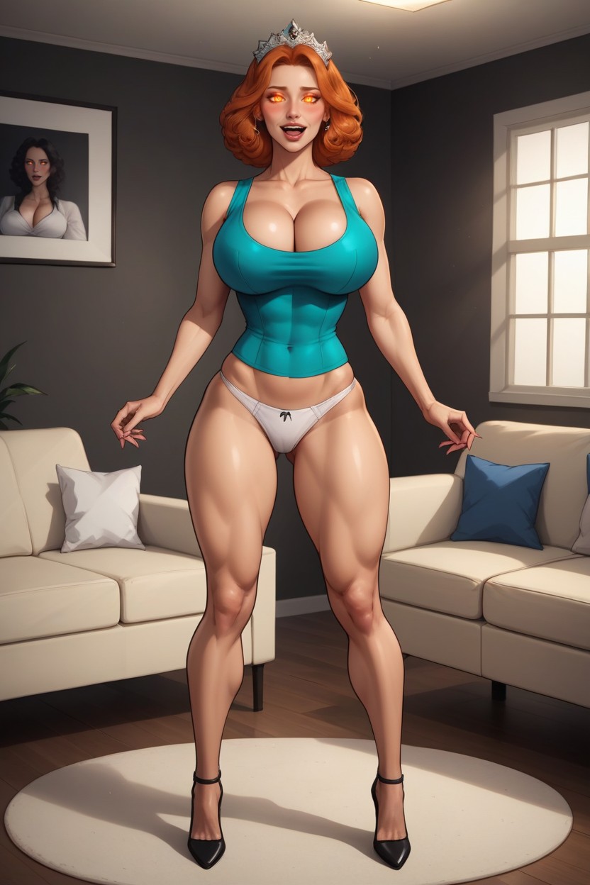 Full Front View, Orgasm, Volumetric MILF AI Porn