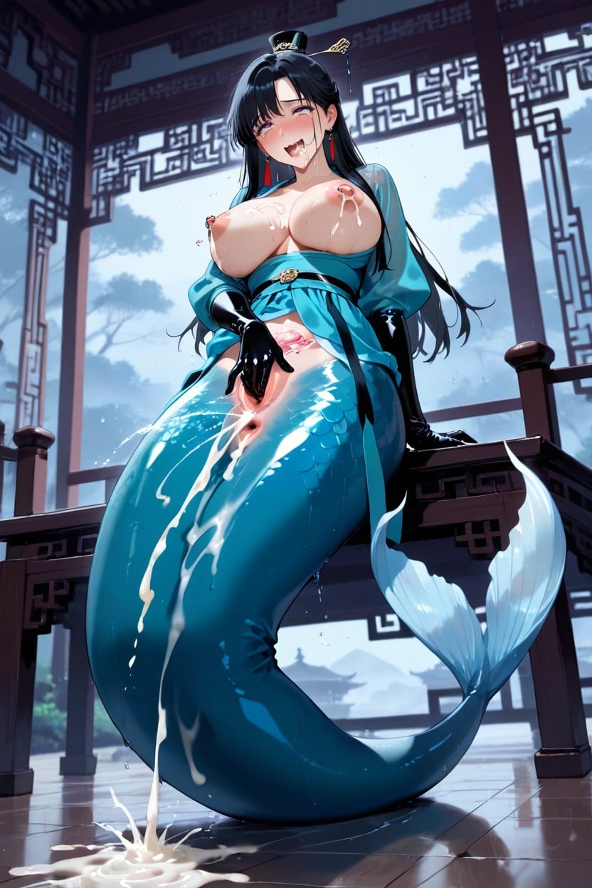 Horny, Front View, Full Body Hentai AI Porn