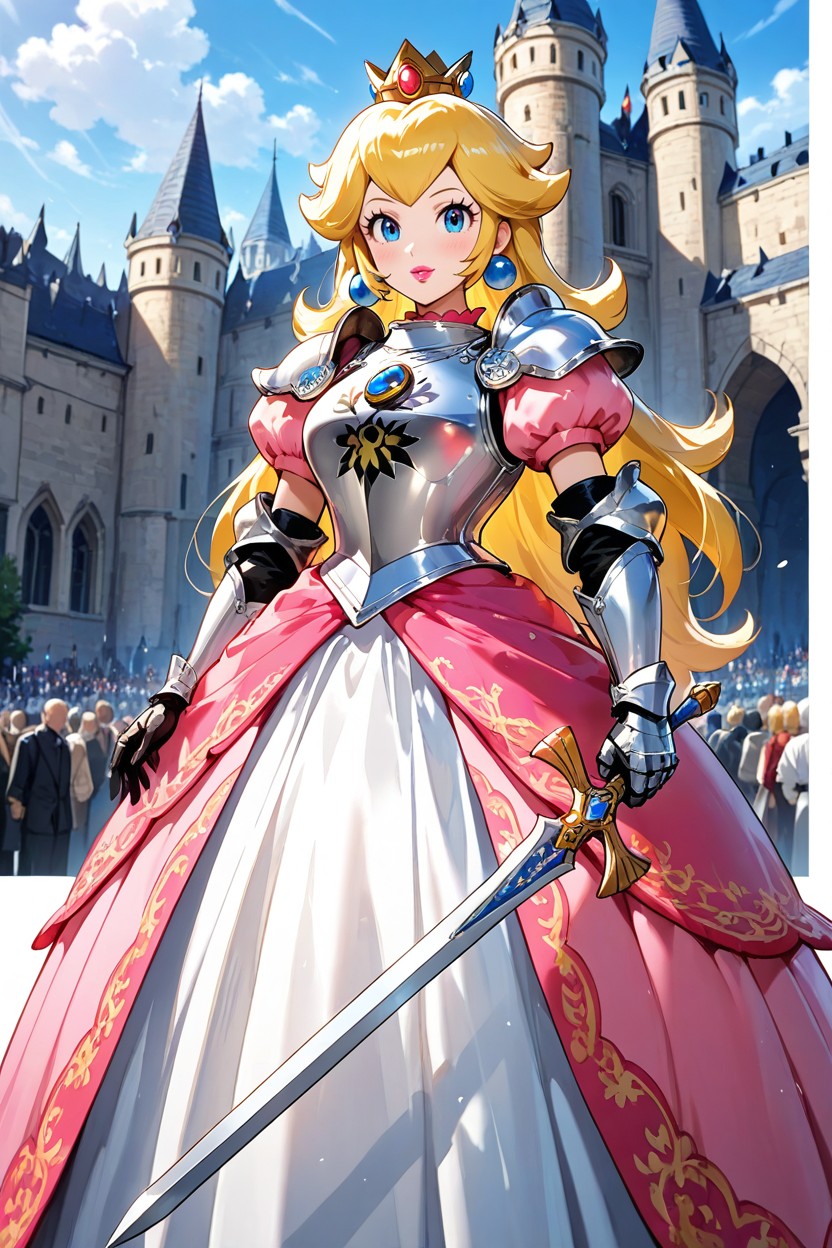 No Skin Showing, Gigantic Skirt, Princess AI Porn
