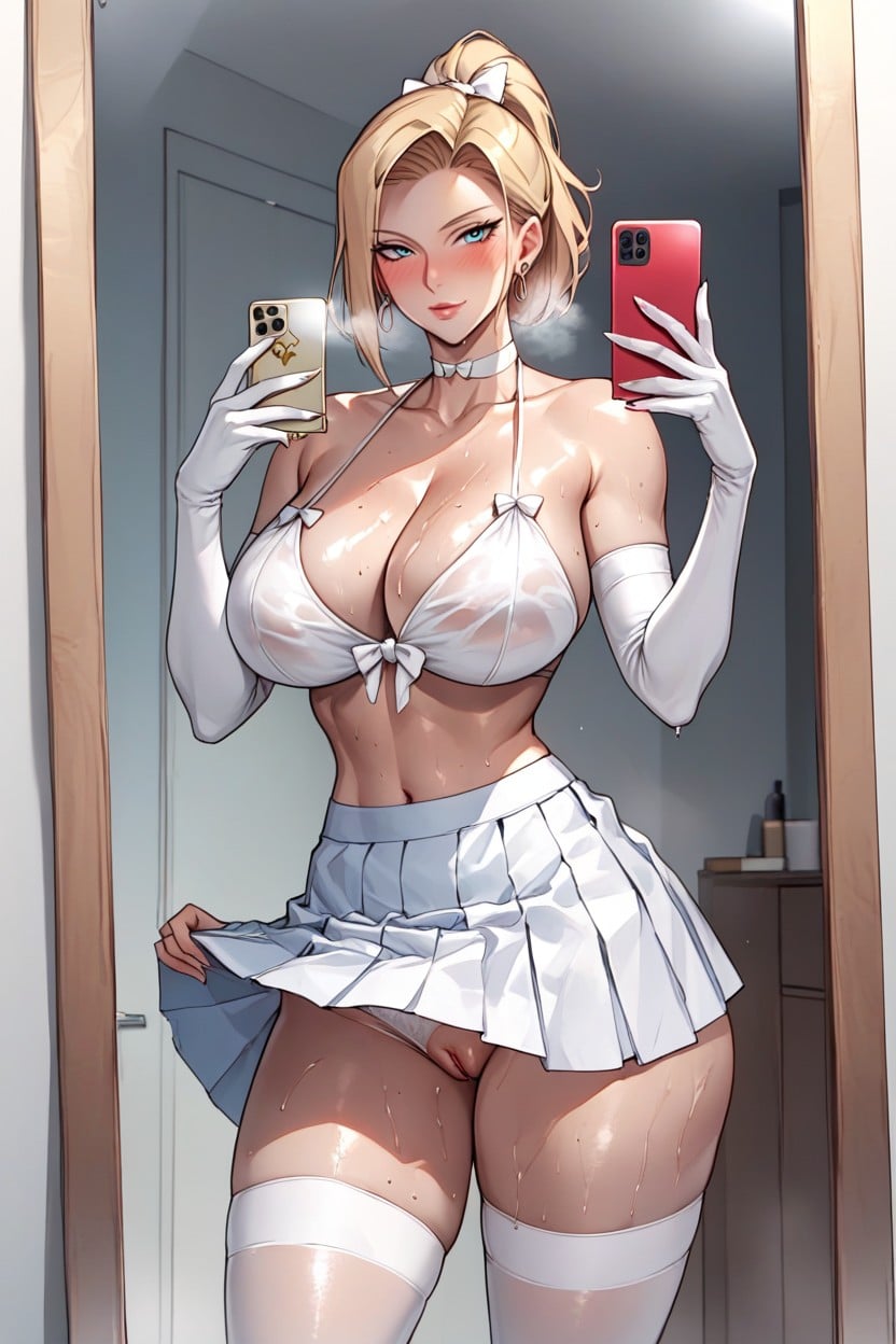 Massive Breast, Skirt, Shapely Hentai AI Porn