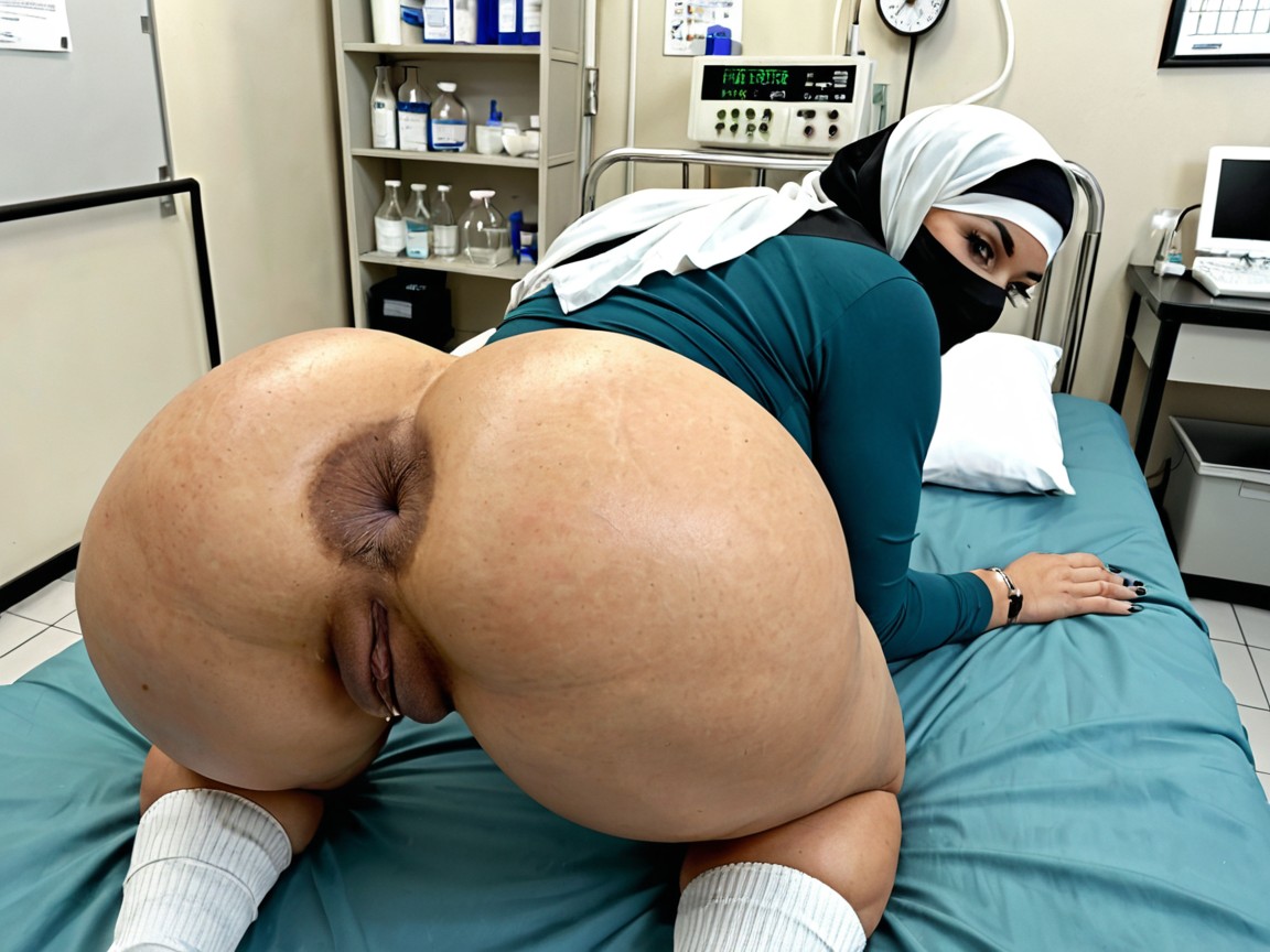 Bulging Ass, Huge Wide Hips, Bulging Butt AI Porn
