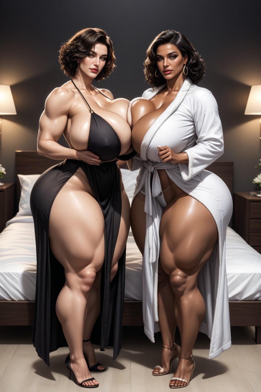 Groping, White Man, 25+ AI Porn
