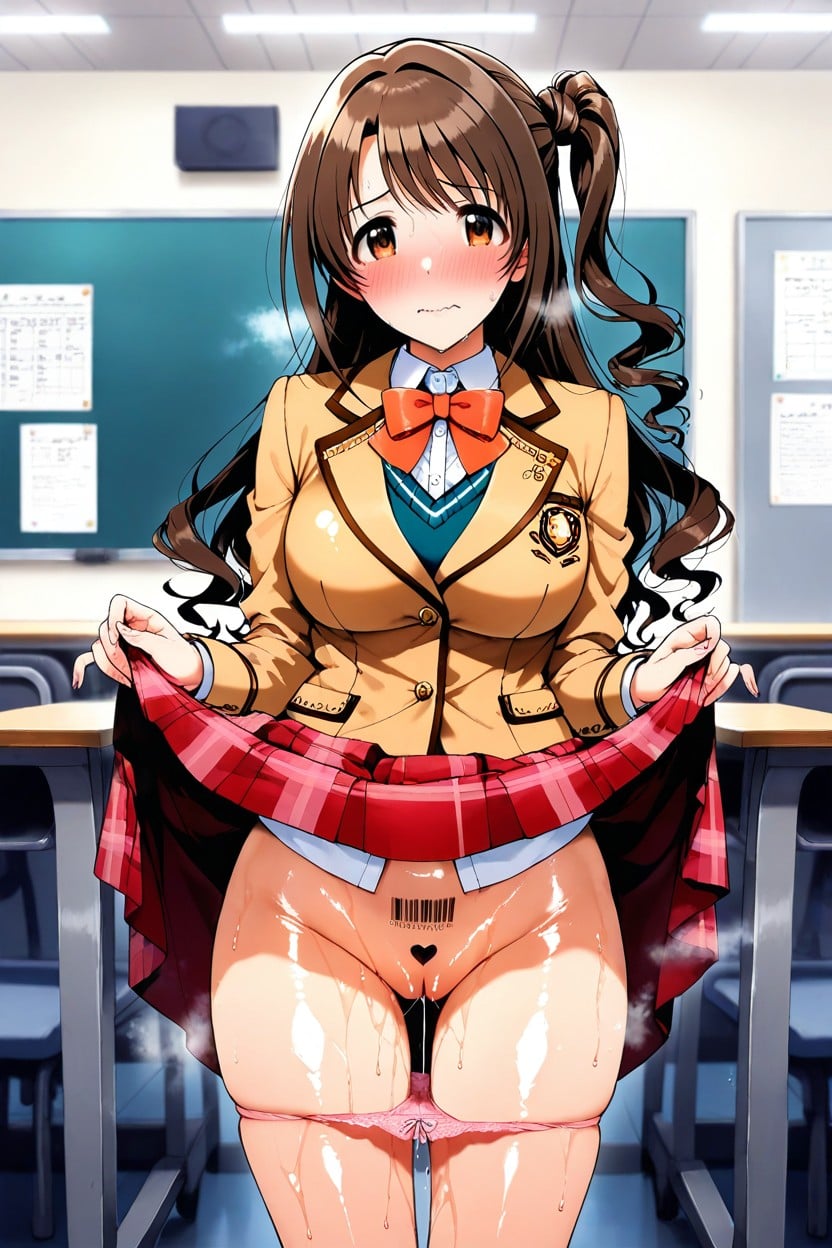 Oiled Skin, Shiny Skin, Panties Hentai AI Porn