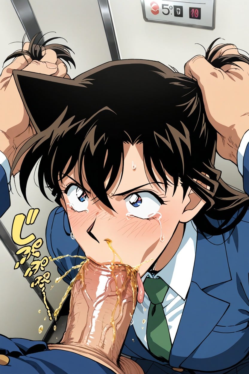 18+, Gigantic, Navy Blue Blazer Hentai AI Porn