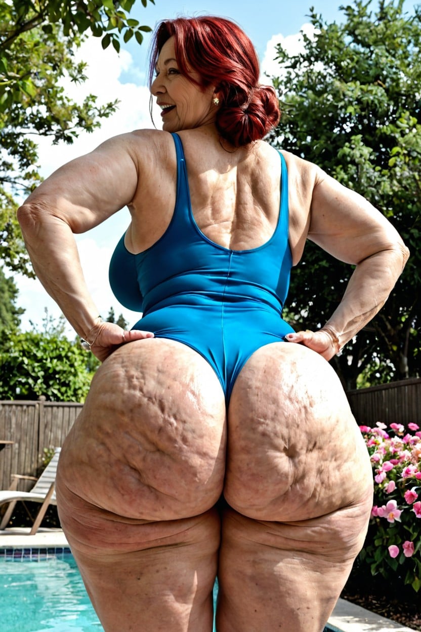 Orgasm, She Has Very Thick Thighs, Full Body AI Porn