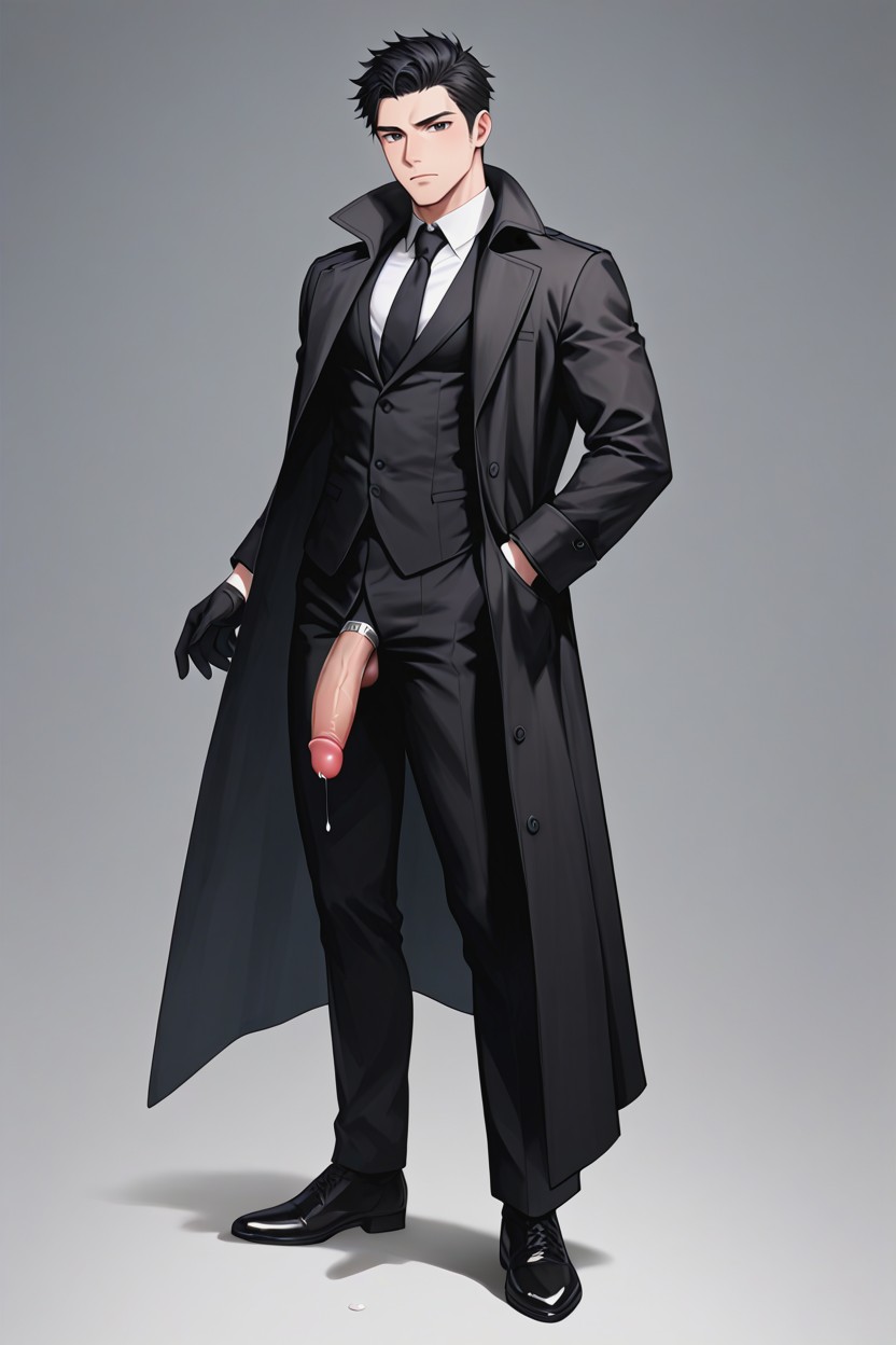 Light Skin, Black Formal Shoes, Light Skin Penis Porno IA Gay