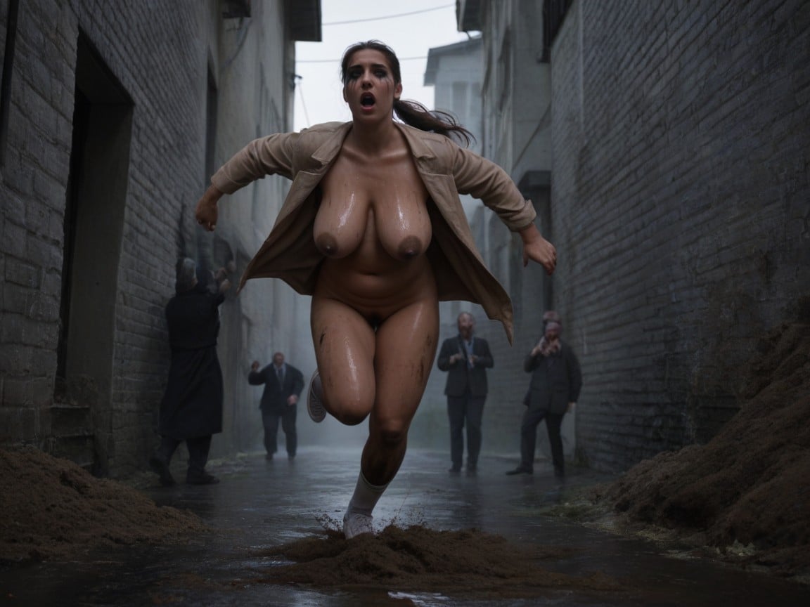 2 People, Surprised, Woman Has On Her Chest AI Porn