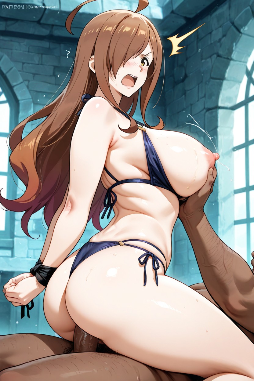 Medium Ass, Side View, Feminine Hentai AI Porn