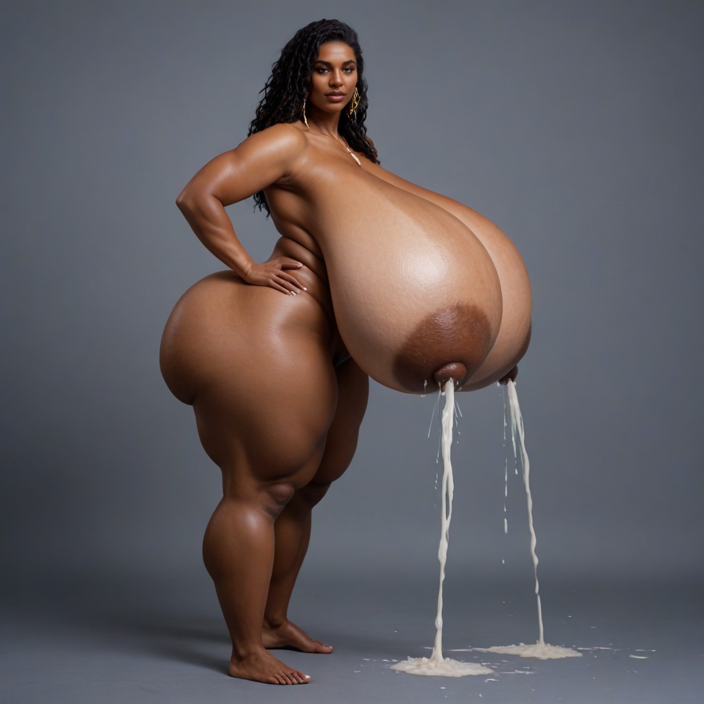 Ssbbw, Large Ass, Giant Saggy Breasts AI Porn