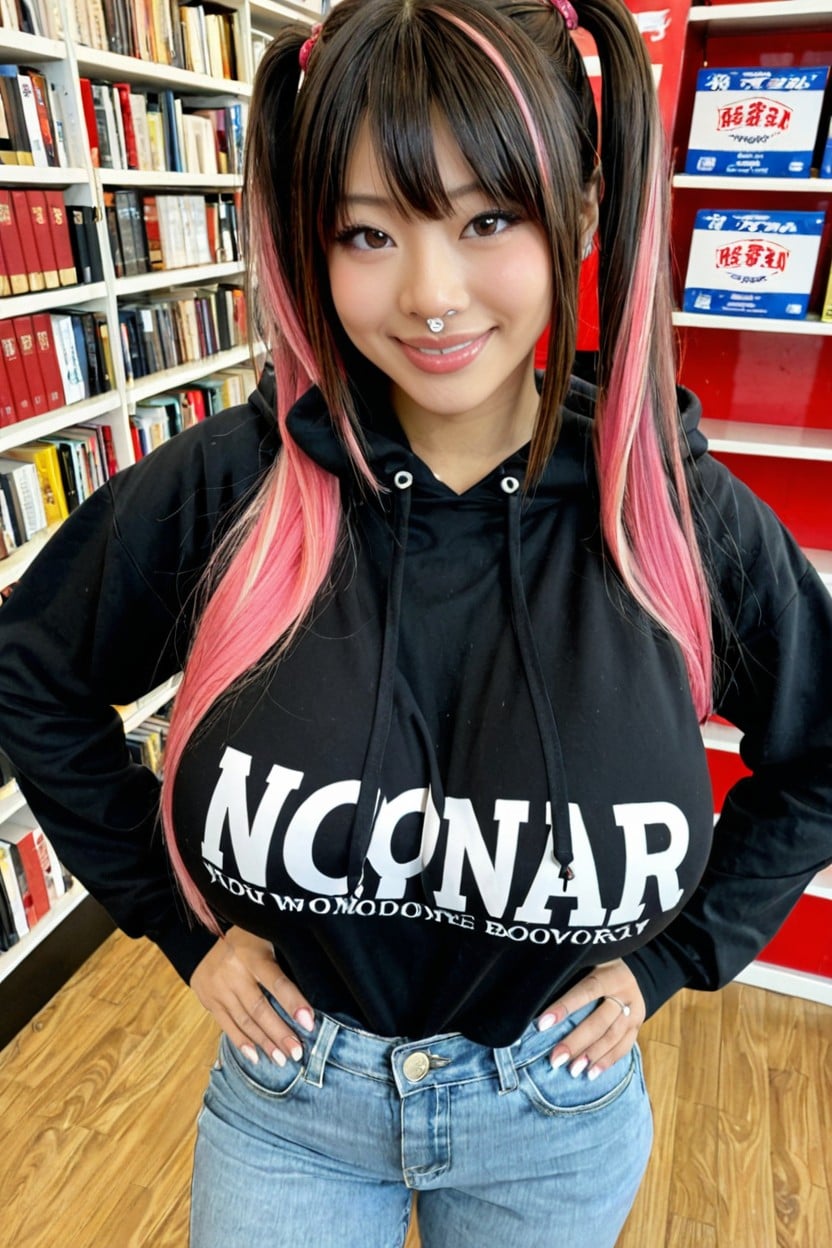Fisheye Lens, Scene Style, Bangs AI Porn