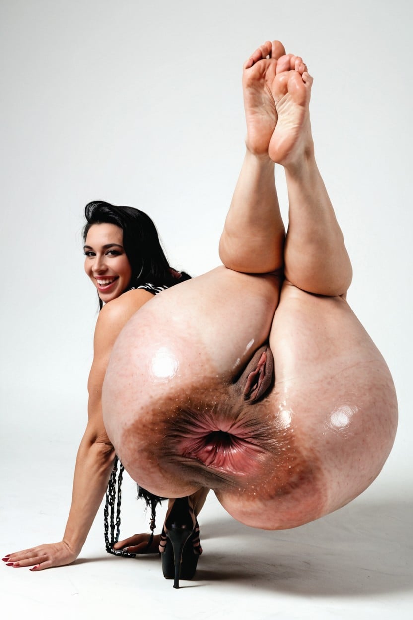Feet, Hyper Detailed Anus, Hyper Wrinkly Butt AI Porn