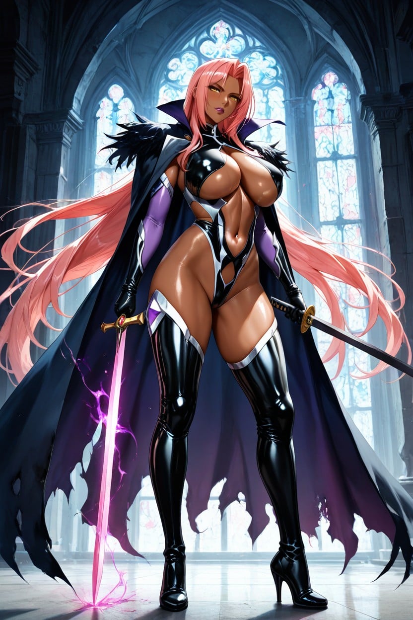 Hideous Church, Extreme Beautiful, Side View Hentai AI Porn