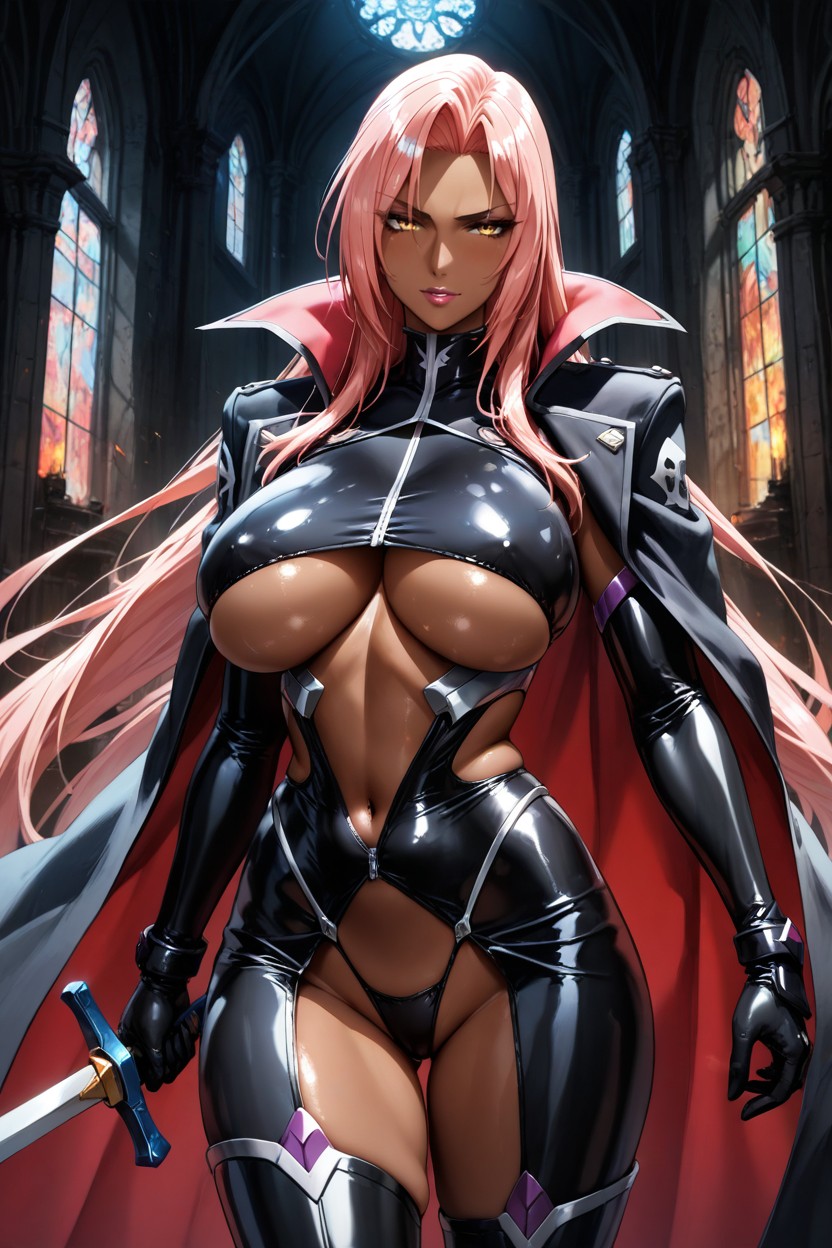 Extreme Beautiful, Pink Hair, Very Close To Camera Hentai AI Porn
