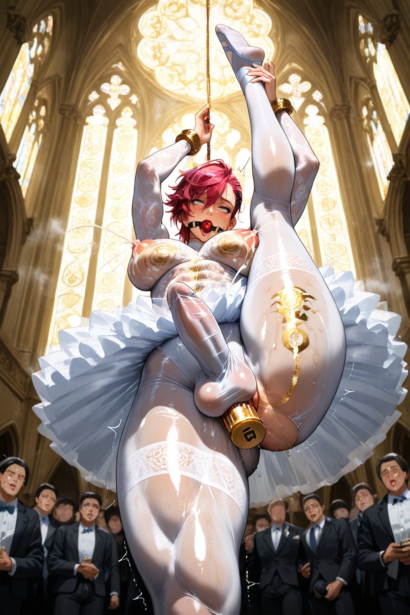Vi From Arcane, Hanging From Webs, Small Hentai AI Porn