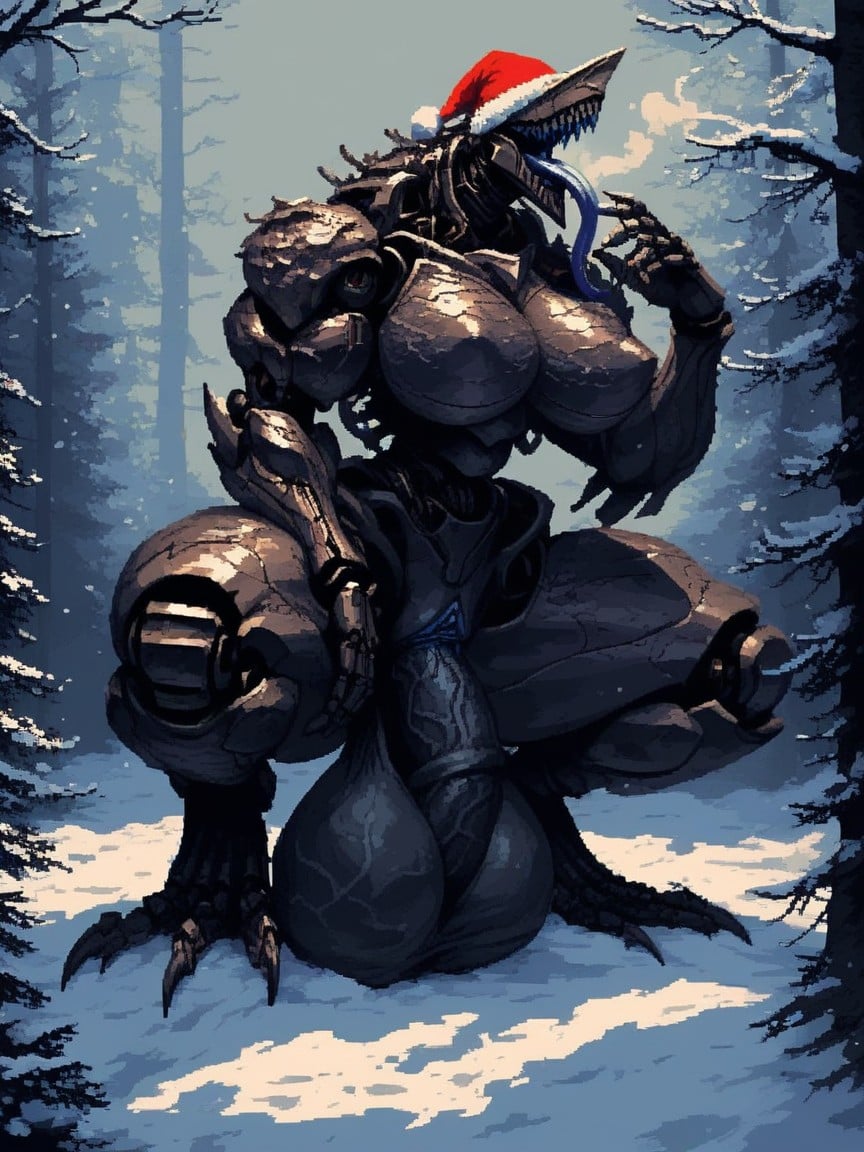 Naked, Robot Legs, Hard Shadows AI兽人黄片