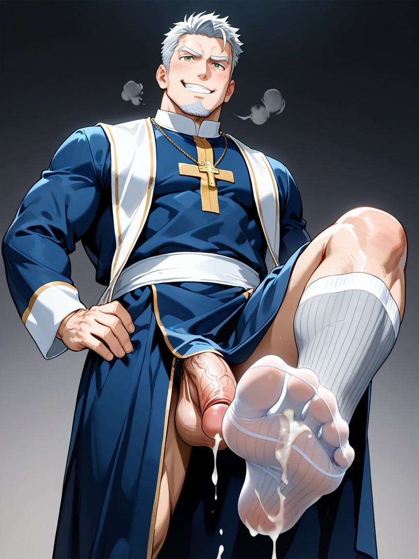 Priest Robe, Aroused, Hentai Porno IA Gay