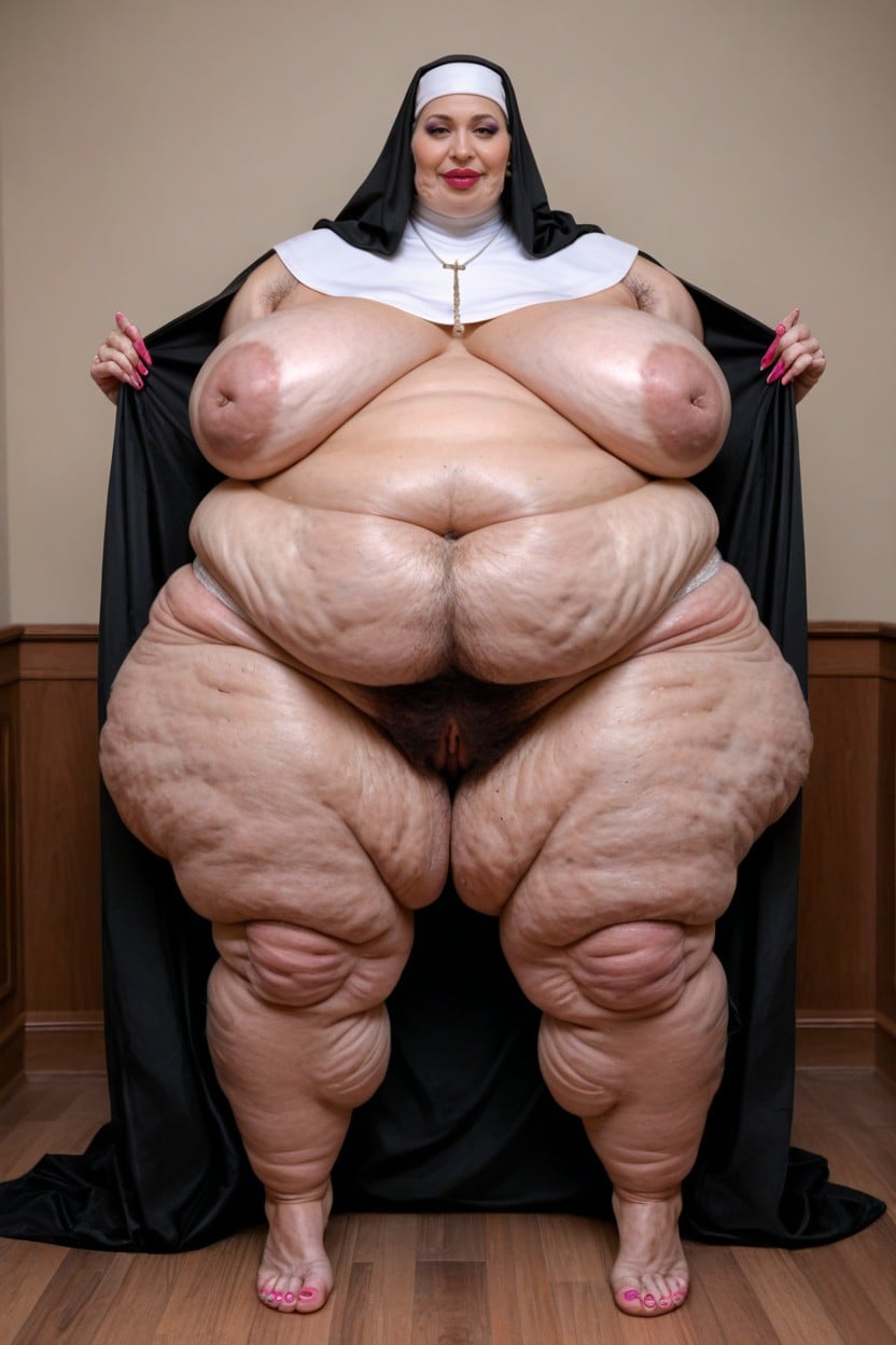 Realistic Skin, Fat, Cellulite MILF AI Porn