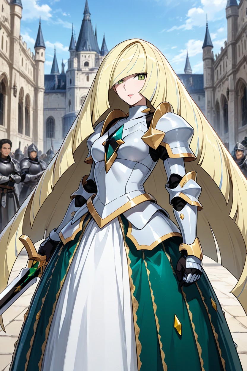 Giant Armor Hoopskirt, Fancy Princess Armor, Armored AI Porn