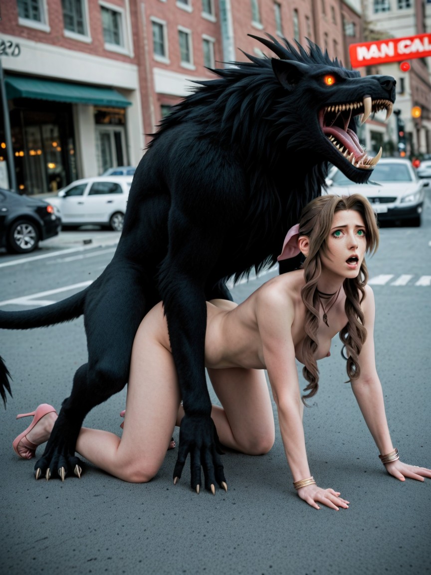 Eyes Wide In Shock, Nude, Feralxferal AI Porn