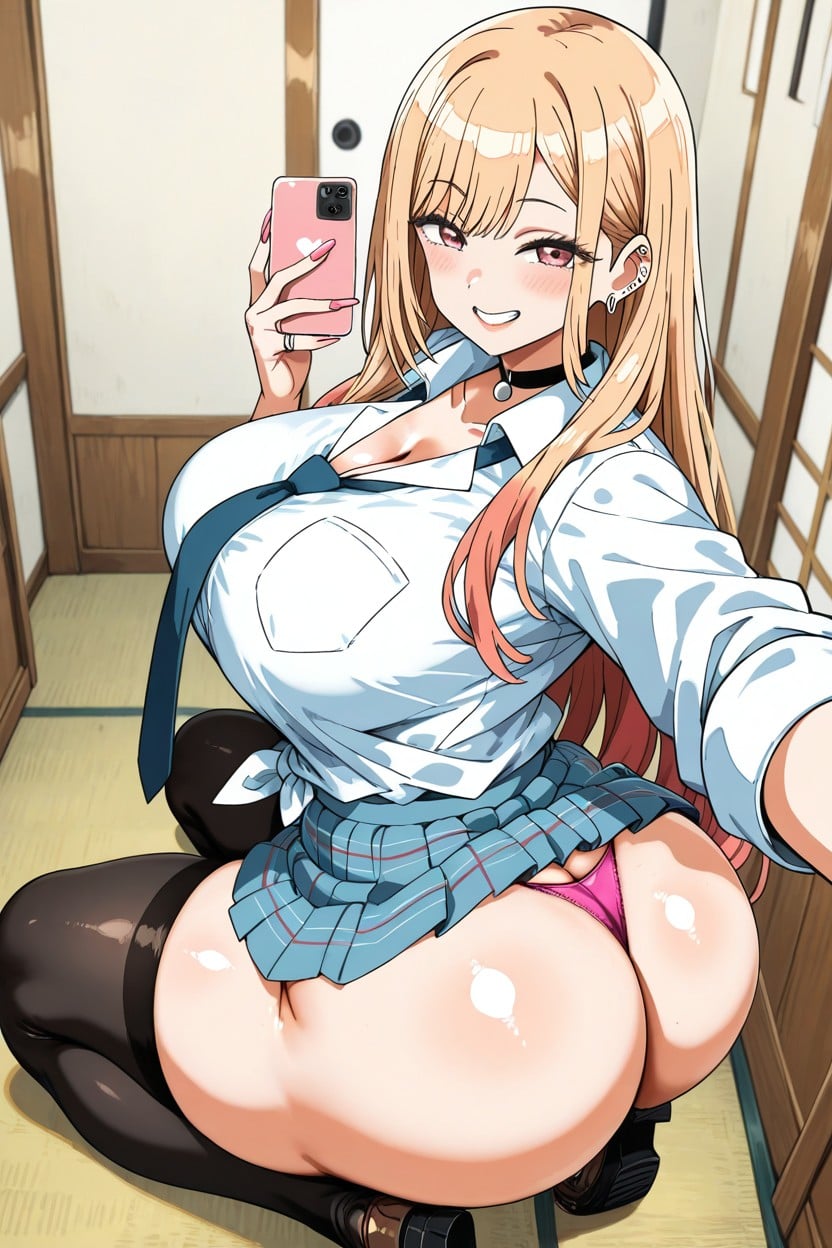 Looking At Viewer, Giant Ass, Biggest Ass In The World AI Porn