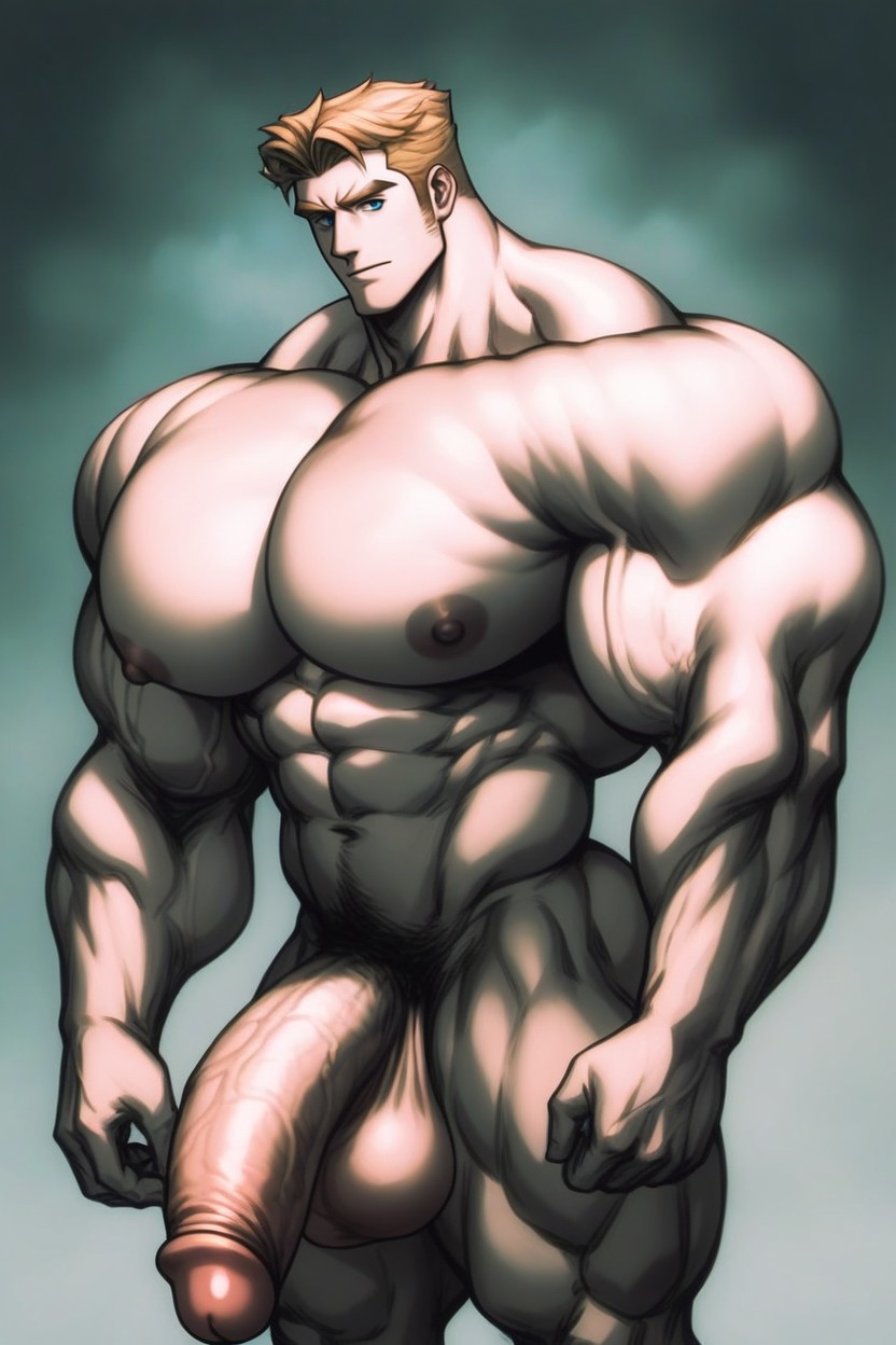 Shirtless, Titanic Massive Hyper Penis, Massive Penis Exposed 게이 AI 포르노