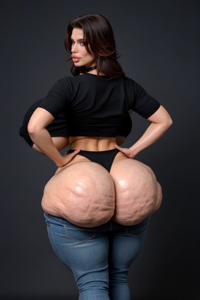 Breast Swelling, Gigantic Breasts, Impressive Details AI Porn