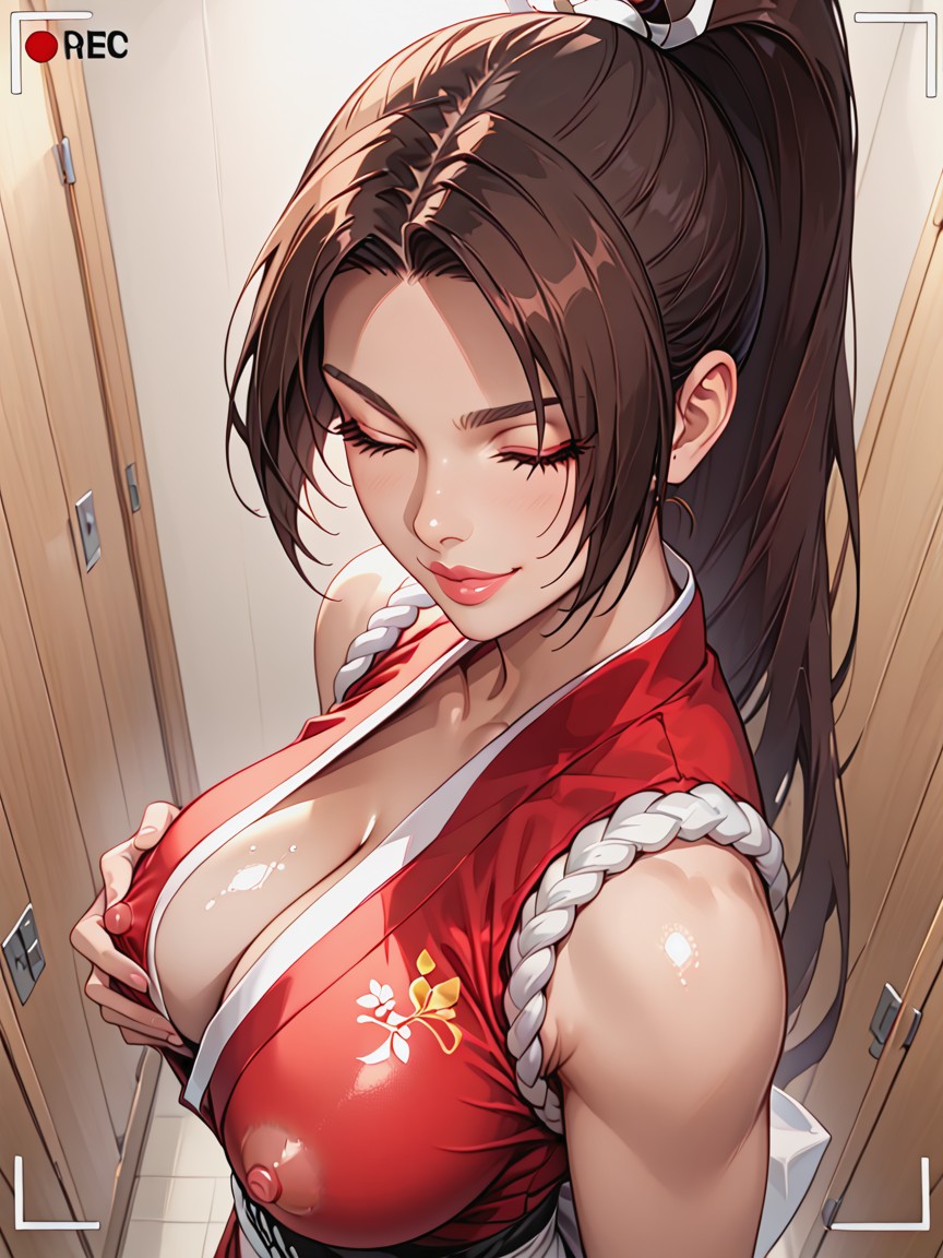 Smug Expression, Side View, Bust Shot Hentai AI Porn