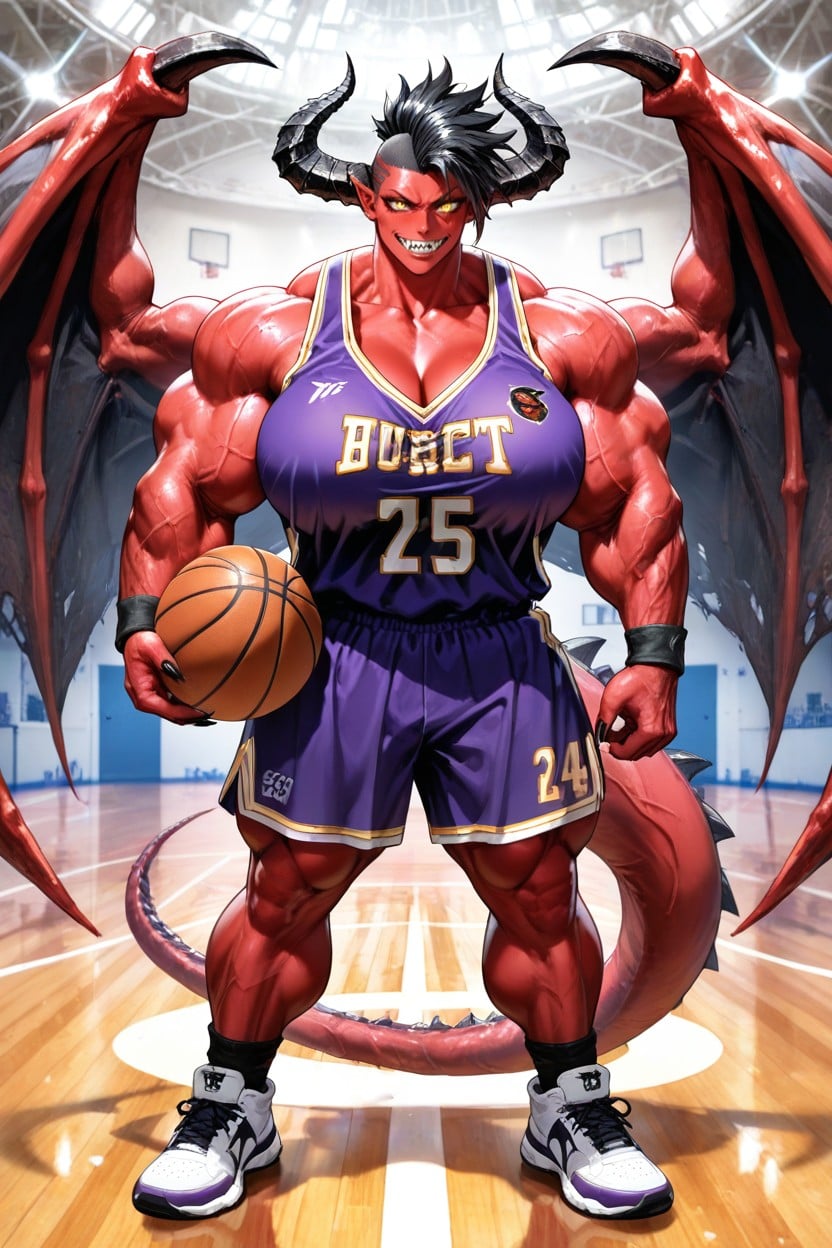 Long Tail, Dribbling, Big Wings Hentai AI Porn