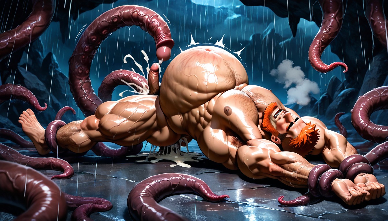 Giant Tentacles Bigger Than Man, Closing Eyes, Mpreg 게이 AI 포르노