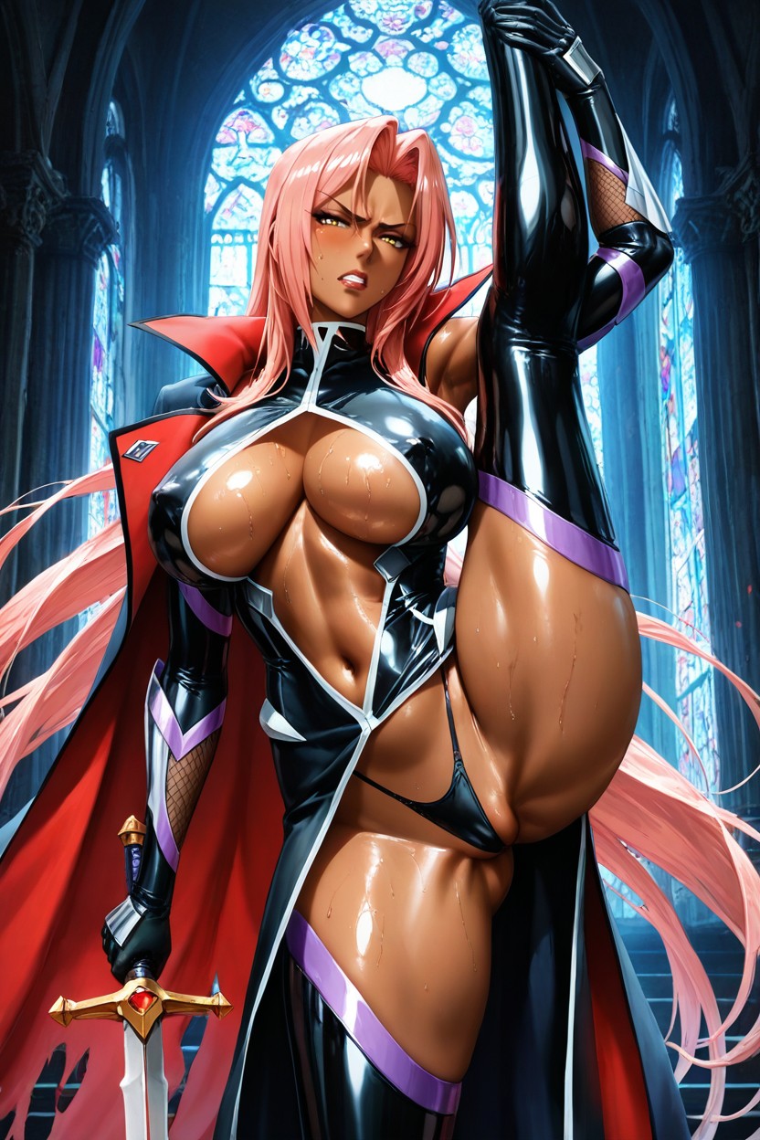 Medium Ass, Bodysuit A Form-fitting, Medium Breast Hentai AI Porn