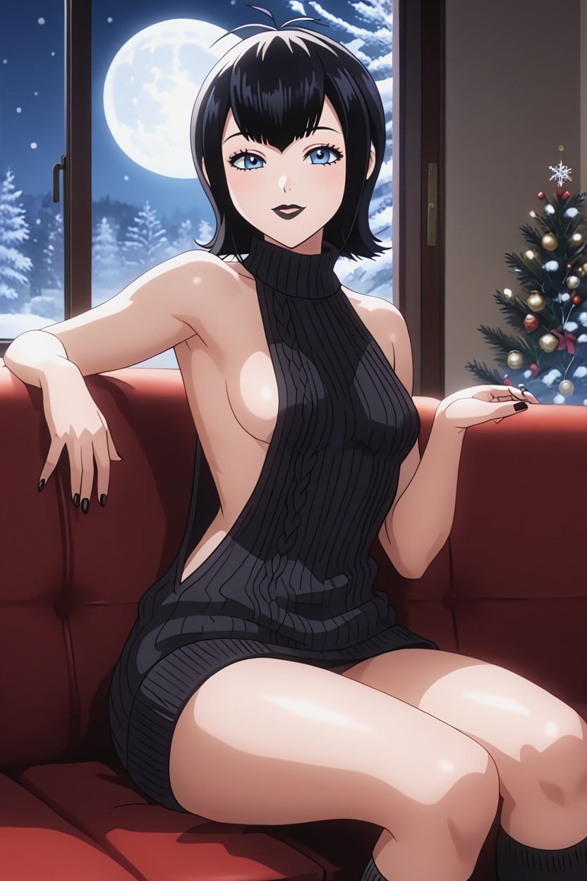 Darkness, Black Hair, Hotel Transylvania Hentai AI Porn