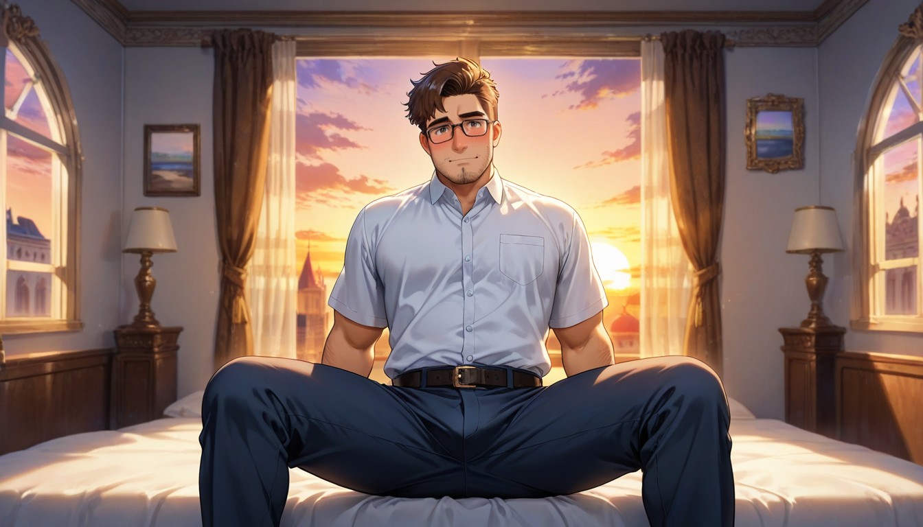 Groom, Glasses, 20+ 게이 AI 포르노