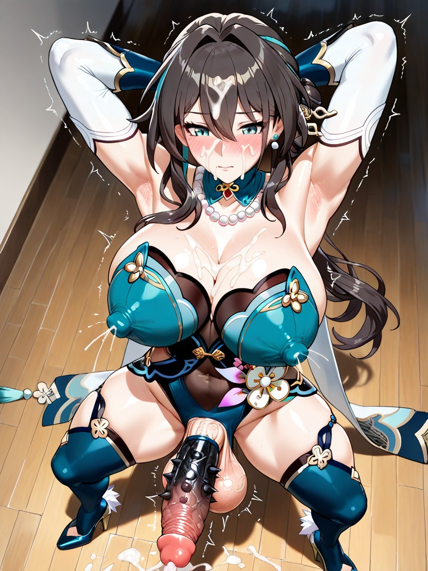 25+, Top Down, Black Testicles Hentai AI Porn