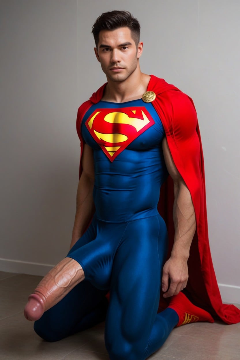 Tight Clothing Covering Gigantic Colossal Bulge Hanging To His Ankles, Six Pack Abs, No Nudity Porno gay IA