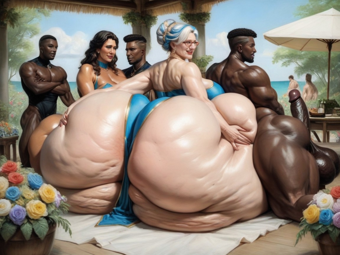 Big Wide Hips, Mega Ass, 30+ AI Porn
