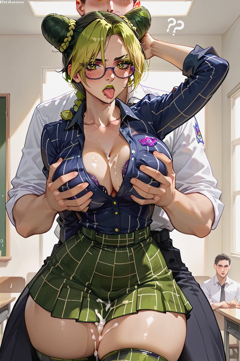 Jolyne Hands Up, Jolyne Arms Up, Big Ass Jolyne Hentai AI Porn