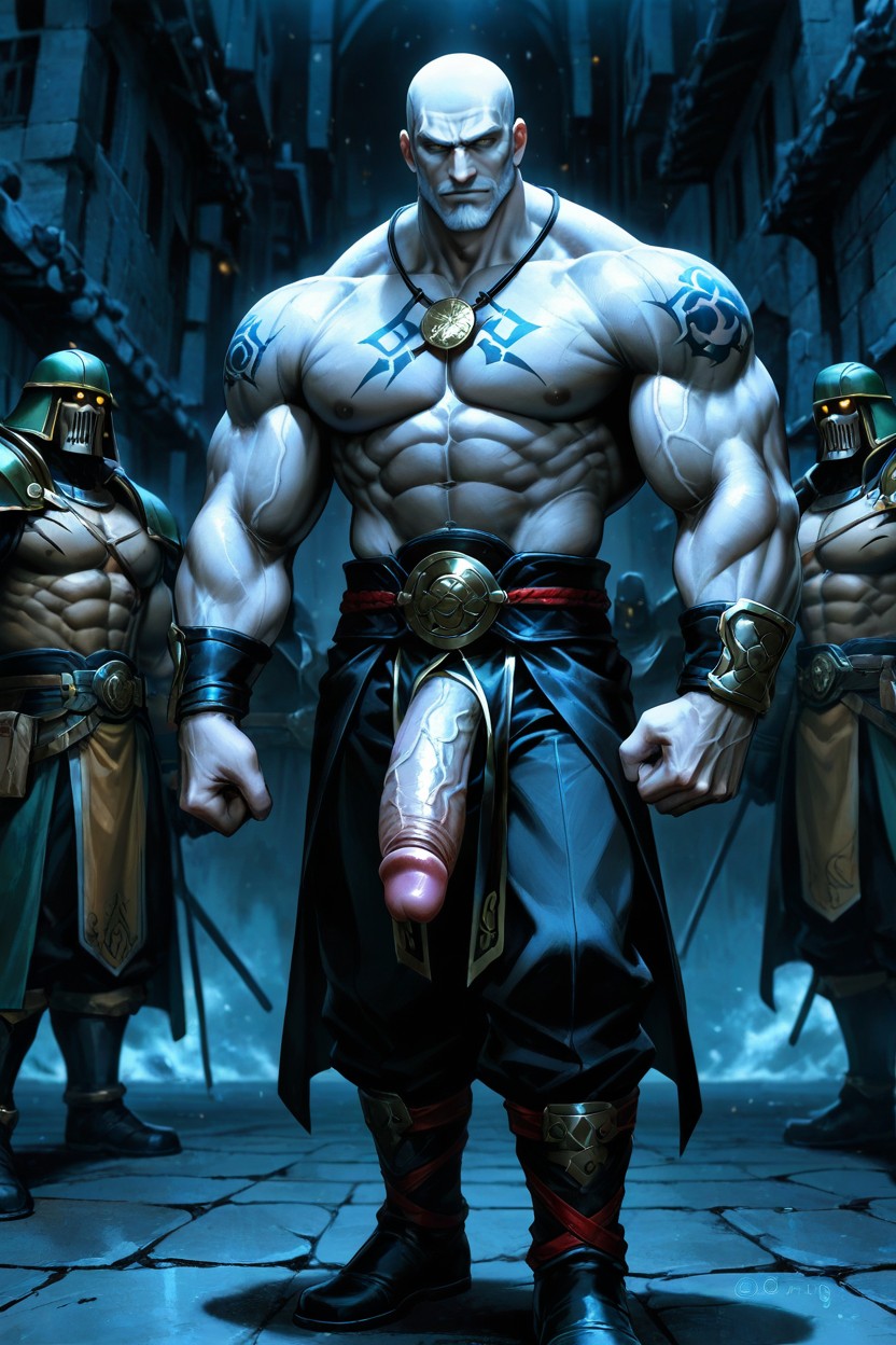 Trợ Giúp Ban, 18+, Quần Đấm Bốc Màu Xanh Lá Cây AI Gay Porn